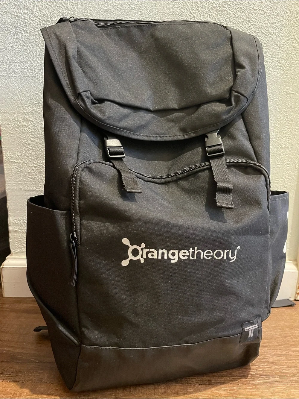 Orangetheory Black Logo Backpack - Gym & Commuter Bag